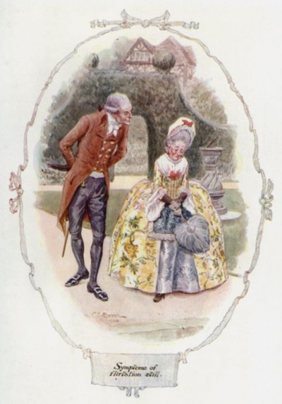 Flirtin oireet vielä (värilitro) tekijältä Charles Edmund Brock