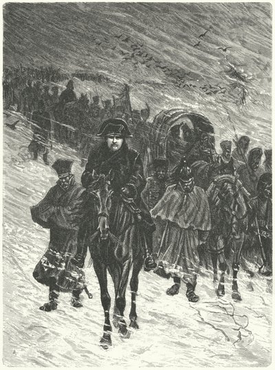 Napoleonin vetäytyminen Moskovasta tekijältä Charles Edouard Delort