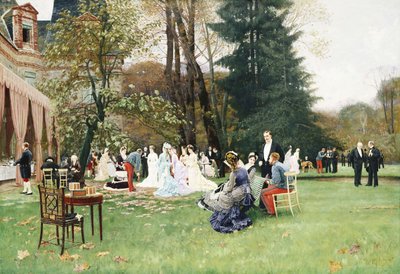 Häät, Fontainebleau; Häät, Fontainebleau, tekijältä Charles Edouard Delort
