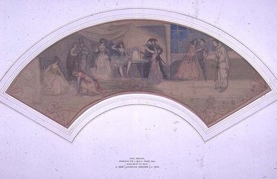 Valmistelut Fancy Dress Ball -tapahtumaan tekijältä Charles Edward Conder