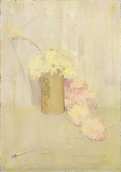 Savun ja krysanteemin kukkia tekijältä Charles Edward Conder