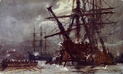 Leikkaaminen pois Hermionesta (Kosto), 1799 tekijältä Charles Edward Dixon