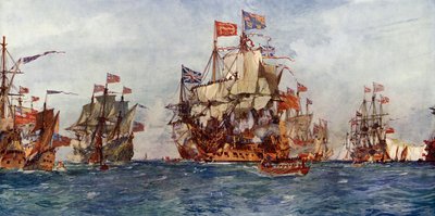 Kaarle II:n kotiinpaluu tekijältä Charles Edward Dixon
