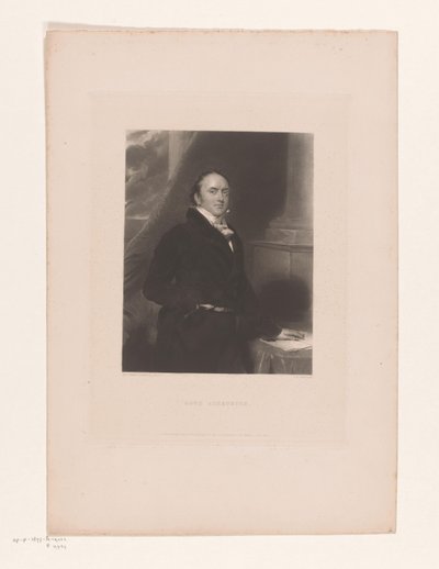 Portree van Alexander Baring Lordi Ashburton (otsikko esineessä) tekijältä Charles Edward Wagstaff