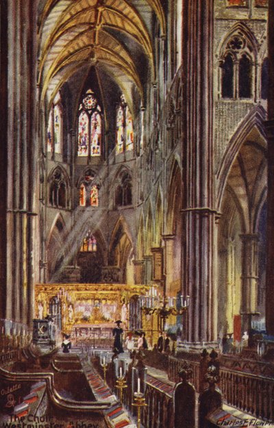 Kuoro, Westminster Abbey tekijältä Charles Edwin Flower