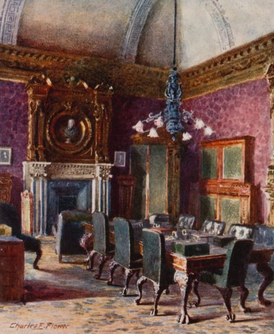 Treasury Board Room, valtiovarainministerin toimisto tekijältä Charles Edwin Flower