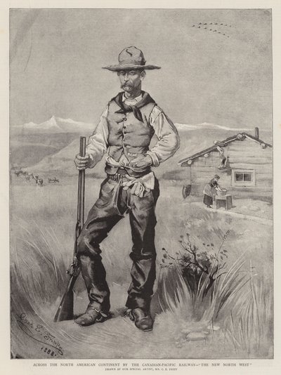 Pohjois-Amerikan mantereen poikki Kanadan ja Tyynenmeren rautatietä pitkin, New North West tekijältä Charles Edwin Fripp