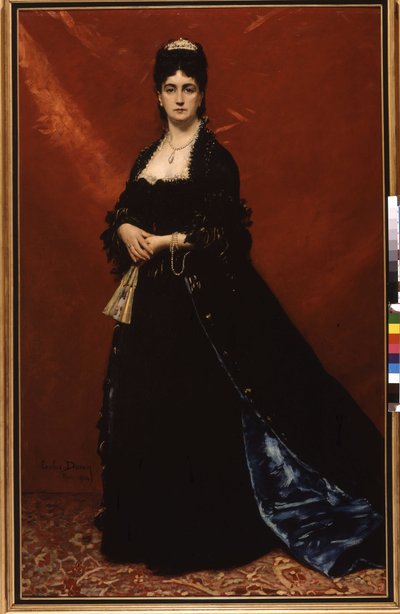 Madame Goldschmidtin muotokuva tekijältä Charles Emile Auguste Carolus Duran
