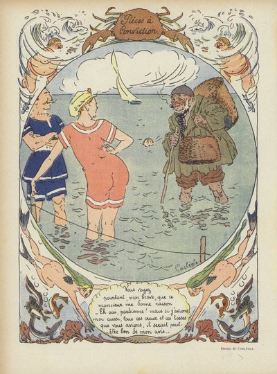 Kuvitus Le Rirelle tekijältä Charles Emile Egli
