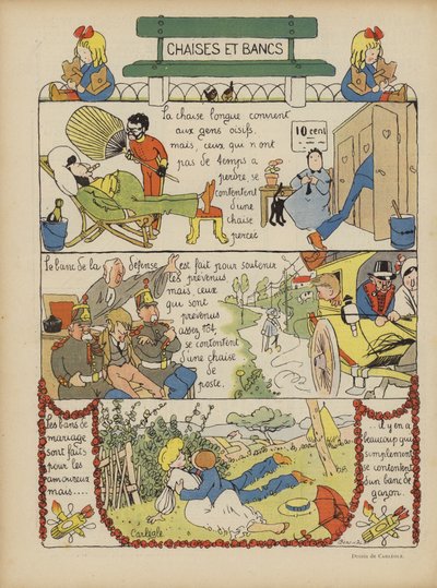 Kuvitus Le Rirelle tekijältä Charles Emile Egli