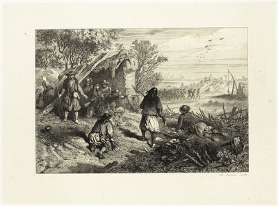 Väijytys tekijältä Charles Emile Jacque