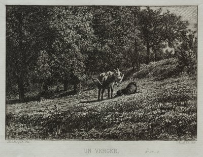 Orchard. tekijältä Charles Emile Jacque