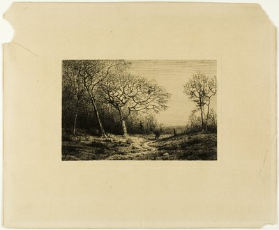 Puun reuna tekijältä Charles Emile Jacque