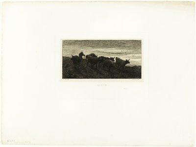 Ilta tekijältä Charles Emile Jacque