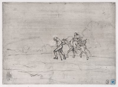 Lento Egyptiin, 1848. tekijältä Charles Emile Jacque