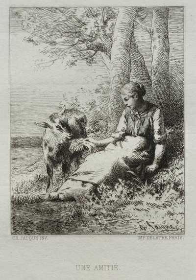Ystävyys tekijältä Charles Emile Jacque