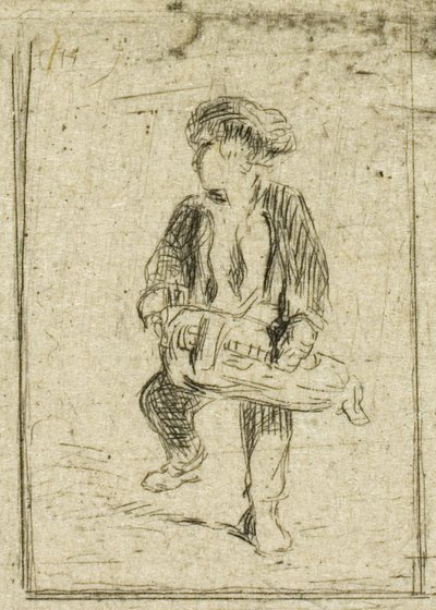 Hurdy-Gurdy Player tekijältä Charles Emile Jacque