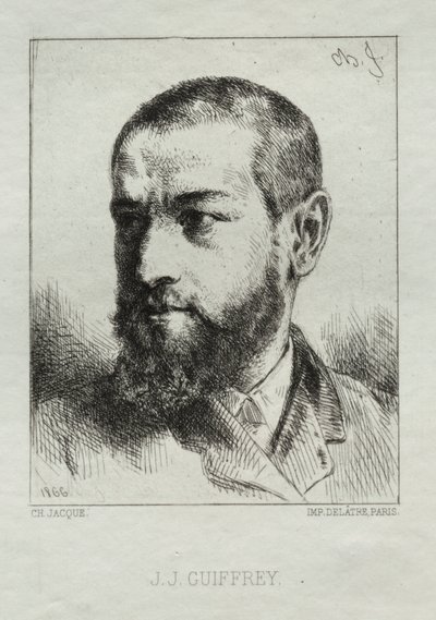 J. J. Guiffrey tekijältä Charles Emile Jacque