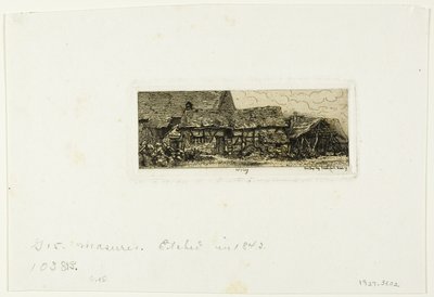 Talonpoika-asunto Criceyssä tekijältä Charles Emile Jacque