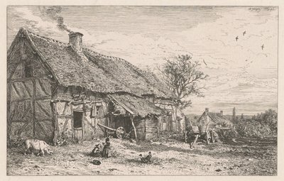 Talonpoikaistalo tekijältä Charles Emile Jacque