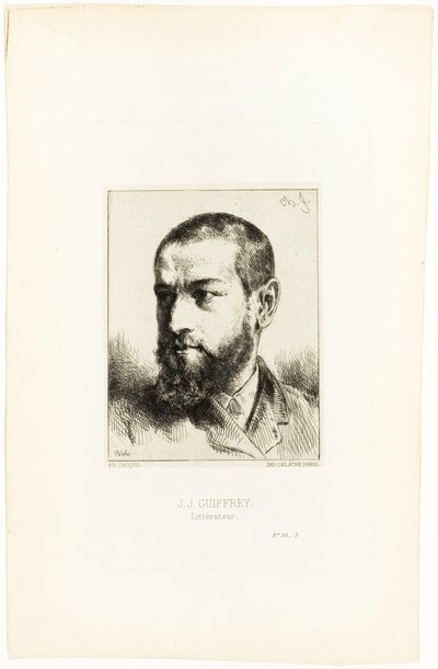 Muotokuva J.J. Guiffrey tekijältä Charles Emile Jacque