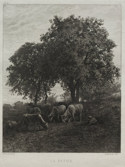 Levätä tekijältä Charles Emile Jacque