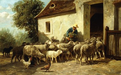 Kotiin paluu, tekijältä Charles Emile Jacque