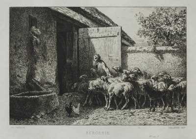Lammastarha tekijältä Charles Emile Jacque