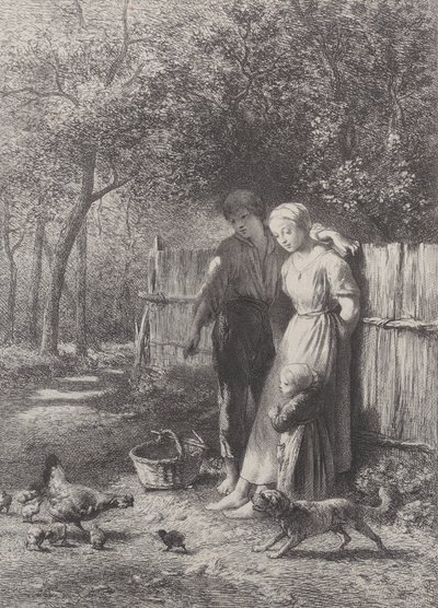 Kevät, 1864. tekijältä Charles Emile Jacque