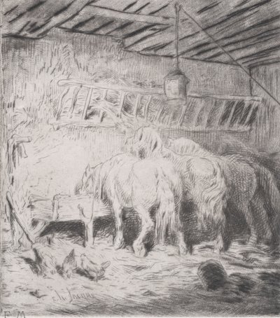 Talli, 1848. tekijältä Charles Emile Jacque