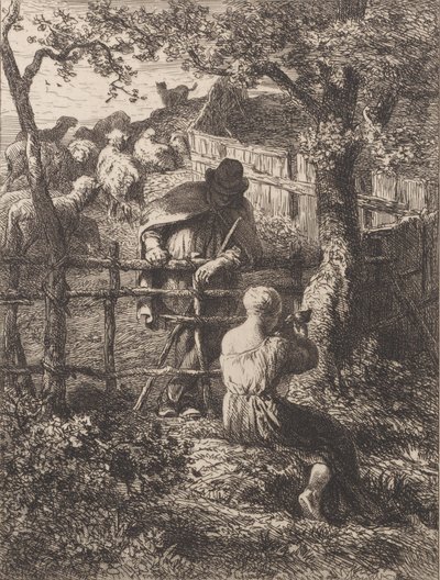 Kesä, 1864. tekijältä Charles Emile Jacque