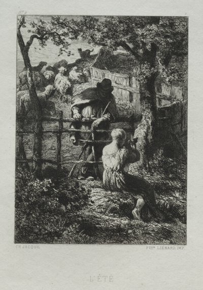 Kesäpäivä tekijältä Charles Emile Jacque