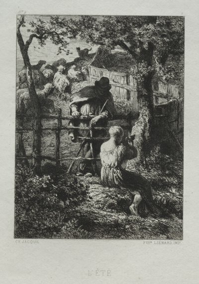 Kesäpäivä. tekijältä Charles Emile Jacque