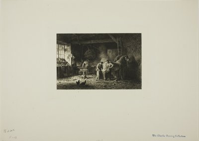 Puusepänliike tekijältä Charles Emile Jacque