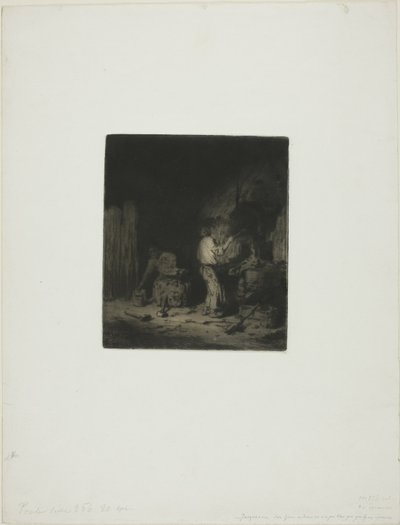 Forge tekijältä Charles Emile Jacque