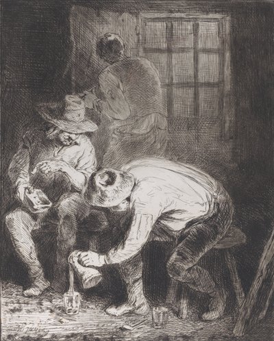 Hyvä seura, 1846. tekijältä Charles Emile Jacque