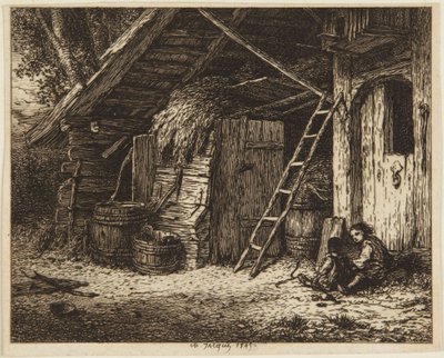 Kanala - 1849 tekijältä Charles Emile Jacque