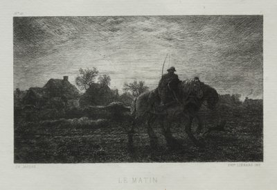 Aamu. tekijältä Charles Emile Jacque