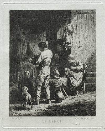 Ateria. tekijältä Charles Emile Jacque