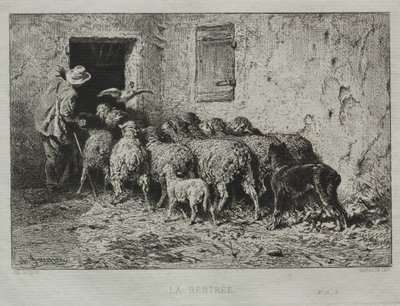 Paluu tekijältä Charles Emile Jacque