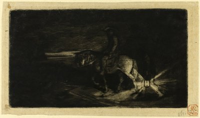 Ratsastaja tekijältä Charles Emile Jacque