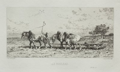 Rulla, 1868. tekijältä Charles Emile Jacque