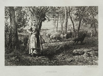 Paimentar. tekijältä Charles Emile Jacque
