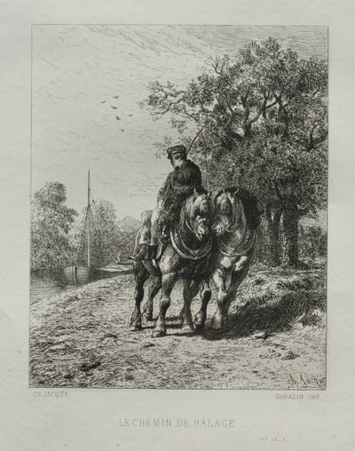 Hinauspolku tekijältä Charles Emile Jacque