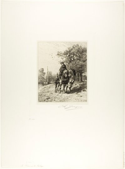 Hinauspolku tekijältä Charles Emile Jacque