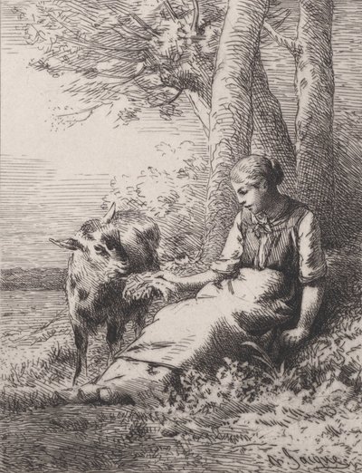 Ystävyys, 1867, 1867. tekijältä Charles Emile Jacque