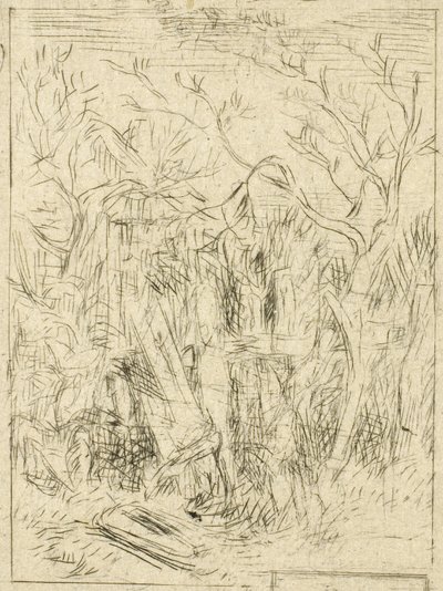 Nimetön (vaaka) tekijältä Charles Emile Jacque