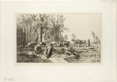 Talvi tekijältä Charles Emile Jacque