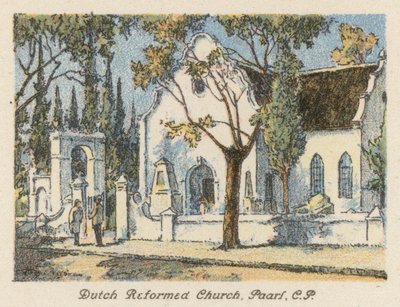 Etelä-Afrikka: Paarl, CP (värilitografia). tekijältä Charles Ernest Peers