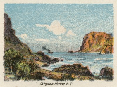 Etelä-Afrikka: Knysna Heads, CP (värilitro). tekijältä Charles Ernest Peers